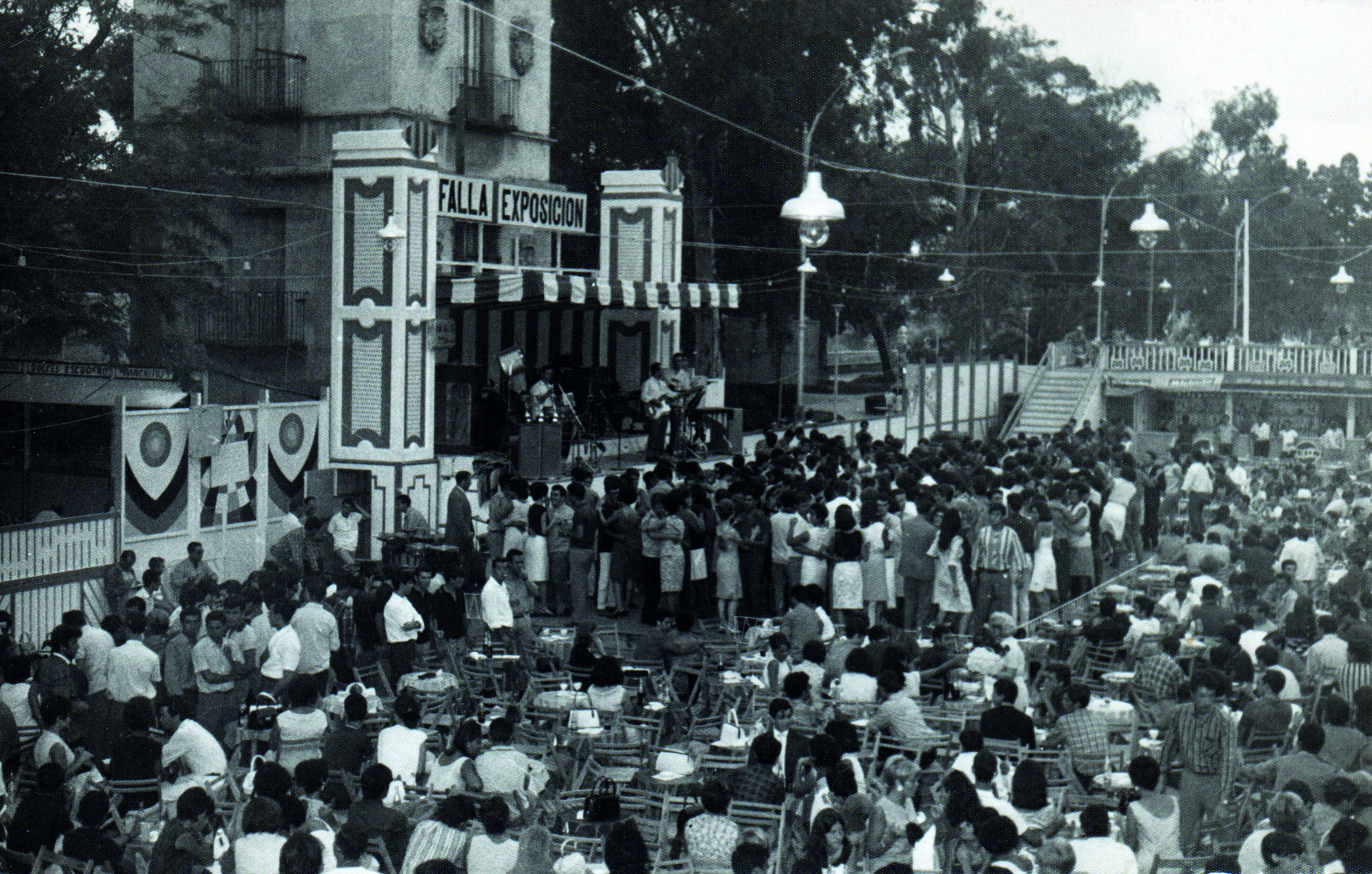 Pabellón de Falla Exposición en la Feria de Julio de 1966